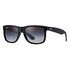 RAY-BAN Justin Classic, Black / Gray Polarized, Gray Mirror (RB4165 622/T3 54-16)