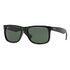 RAY-BAN Justin Classic, Black / Green (RB4165 601/71 54-16)