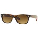 RAY-BAN New Wayfarer Bicolor, Havana-Brown / Brown (RB2132 618185 55-18)