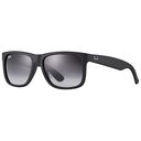 RAY-BAN Justin Classic, Schwarz / Grau (RB4165 601/8G 51-16)
