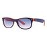 RAY-BAN New Wayfarer Color Mix, Blau-Orange / Hellblau (RB2132 789/3F 52-18)