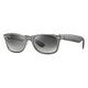 RAY-BAN New Wayfarer Color Mix, Transparent / Grau (RB2132 614371 52-18)