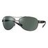 RAY-BAN RB3386, Gunmetal-Black / Green (RB3386 004/71 63-13)