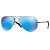 RAY-BAN RB3449, Gunmetal / Blau Verspiegelt (RB3449 004/55 59-14)