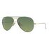 RAY-BAN Aviator Full Color, Green-Gold / Green (RB3025JM 001/3M 55-14)