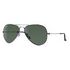 RAY-BAN Aviator Classic, Gunmetal / Polarized Green (RB3025 004/58 58-14)