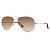 RAY-BAN Aviator Gradient, Gold / Braun (RB3025 001/51 55-14)