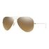 RAY-BAN Aviator Gradient, Gold / Brown-Silver Mirror (RB3025 001/3K 62-14)