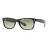 RAY-BAN New Wayfarer Classic, Schwarz / Blaugrün (RB2132 901/76 55-18)