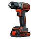BLACK & DECKER 18V Lithium Akku-Bohrschrauber (ASD184K)