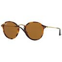 RAY-BAN Round Fleck, Havana-Gold / Brown (RB2447 1160 49-21)