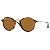 RAY-BAN Round Fleck, Havana-Gold / Brown (RB2447 1160 49-21)