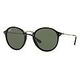 RAY-BAN Round Fleck, Schwarz-Silber / Grün (RB2447 901 49-21)
