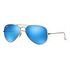 RAY-BAN Aviator Flash Lenses, Gold / Blue Flash (RB3025 112/17 58-14)