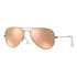 RAY-BAN Aviator Flash Lenses, Silver / Copper Flash (RB3025 019/Z2 58-14)