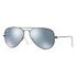 RAY-BAN Aviator Flash Lenses, Gunmetal / Silber Flash (RB3025 029/30 58-14)