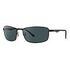 RAY-BAN RB3498, Schwarz / Grün (RB3498 002/71 61-17)