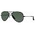 RAY-BAN Aviator Large Metal II, Schwarz / Grün (RB3026 L2821 62-14)