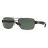 RAY-BAN RB3522, Gunmetal / Green (RB3522 004/71 61-17)