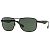 RAY-BAN RB3533, Schwarz-Transparent / Grün (RB3533 002/71 57-17)