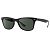 RAY-BAN Wayfarer Liteforce, Schwarz / Polarisiert Grün (RB4195 601S9A 52-20)