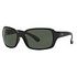 RAY-BAN RB4068, Schwarz / Grün (RB4068 601 60-17)