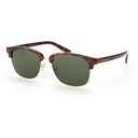 POLAROID PLD 1012/S PR6H8 Light Gols Havana, Gold Brown / Green Polarized