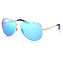 MICHAEL KORS MK 5004 100325, Silber / Blau Verspiegelt