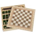 GOLLNEST & KIESEL Spiele-Set Schach, Dame und Mühle (56953)