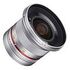 SAMYANG 12mm F/2.0 NCS CS für Sony E, Silber (1220506102)