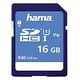 HAMA SDHC Memory Card, Class 10, UHS-I, 16GB (124134)