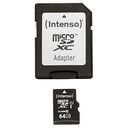 INTENSO microSDHC Card Premium, Class 10 / UHS-I, 64GB (3423490)