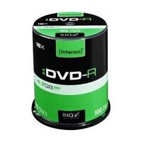 INTENSO DVD-R 4.7GB (16x Speed) Cakebox, 100 pieces