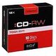 INTENSO CD-RW (80min) Slim Case, 10 pieces