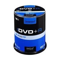 INTENSO DVD+R 4.7GB (16x Speed) Cakebox, 100 pieces (4111156)