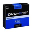 INTENSO DVD+R DL 8.5GB (8x Speed) Jewel Case, 5 pieces (4311245)