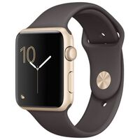 APPLE Watch Series 2, 42mm Aluminiumgehäuse, Gold mit Sportarmband