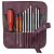 PB SWISS TOOLS Roll-Up Case PB 8218, Bordeaux