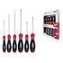 WIHA SoftFinish slotted/ Pozidriv screwdriver set (302 ZK6 SO)