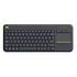 LOGITECH Wireless Touch Keyboard K400 Plus, Black, Swiss layout (920-007133)