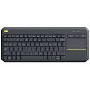 LOGITECH Wireless Touch Keyboard K400 Plus, Black, other layouts