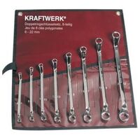 KRAFTWERK 3497R Doppelringschlüsselsatz, 6-22mm