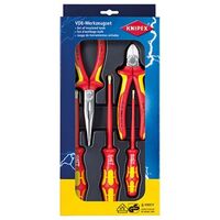 KNIPEX VDE Tool Set with 3 WERA screwdrivers (00 20 13)