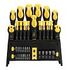 PEREL Screwdriver & Bit Set, 39 pcs