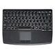 ACTIVE KEY Medizinische Tastatur, Schweizer Layout, Schwarz (AK-4450-GFU-B/CH)