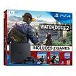 SONY Playstation 4 Slim, 1.0TB, Watch Dogs 2 Bundle, Black (PS4)