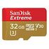 SANDISK Extreme microSDHC, UHS-I V30, Class U3, 32GB (SDSQXVF-032G-GN6MA)