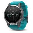 GARMIN fenix 5S, Silver / Turqoise, 42mm (010-01685-01)
