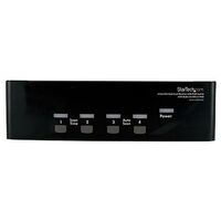 STARTECH.COM 4 Port DVI VGA Dual Monitor KVM Switch (SV431DDVDUA)