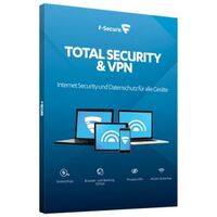 F-SECURE Total Security & VPN 2017,5 User, 1 Year, ESD, Windows / Mac/Android, Full Version, Multilingual